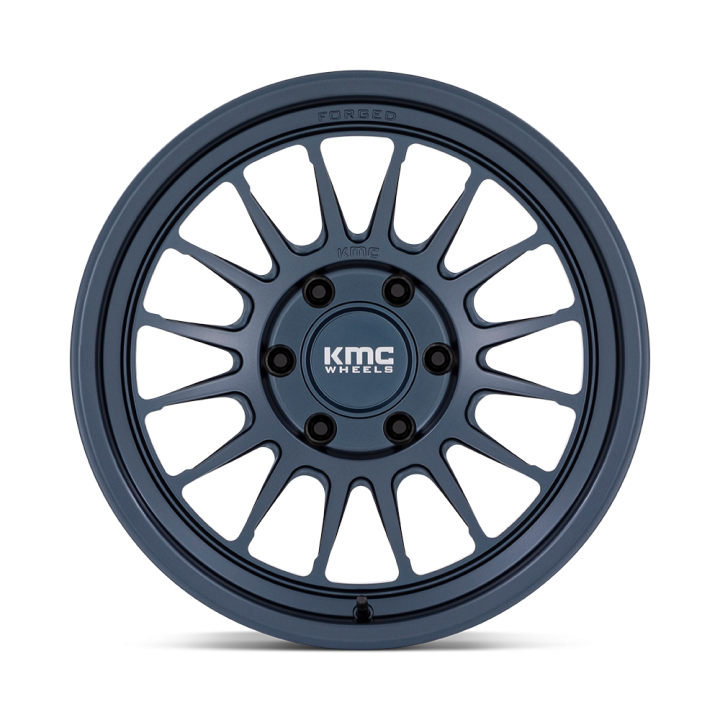 Alloy Wheel, KMC KM447 IMPACT FORGED Monoblock, 18x9.0, ET -12, 6x139.7, 106.1, Blue - EDK.ro