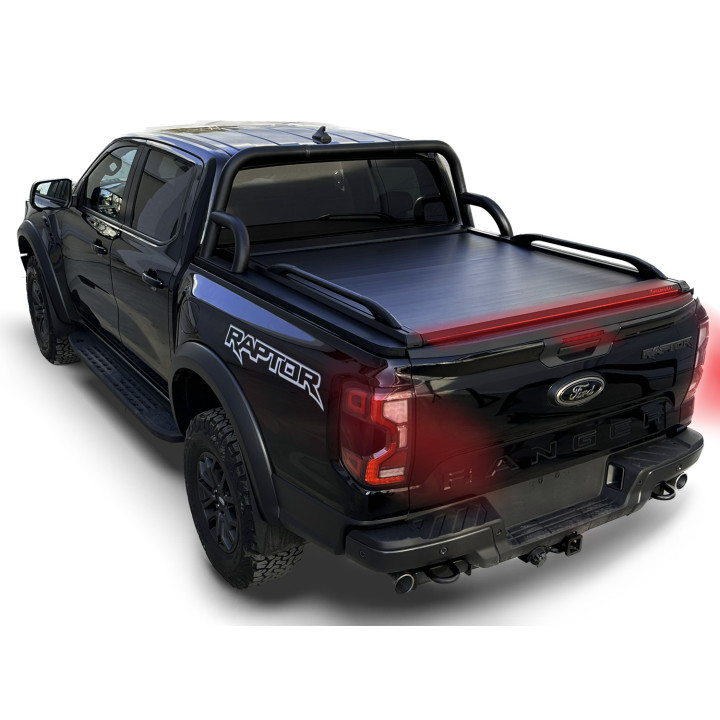 Manual Roll Top Tonneau Bed Cover, Tessera 4x4 SE+, Ford Ranger Raptor Double Cab 2023 - Present - EDK.ro
