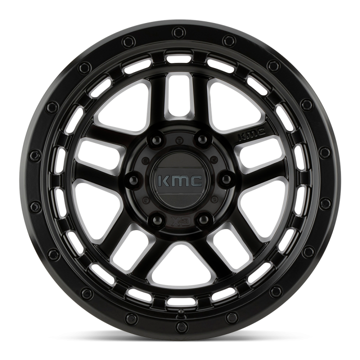 Jantă de Aluminiu, KMC KM540 RECON, 17x9.0, ET -12, 6x139.7, 106.1, Negru - EDK.ro