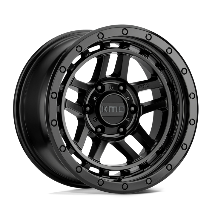 Alloy Wheel, KMC KM540 RECON, 18x8.5, ET 0, 6x139.7, 106.1, Black - EDK.ro
