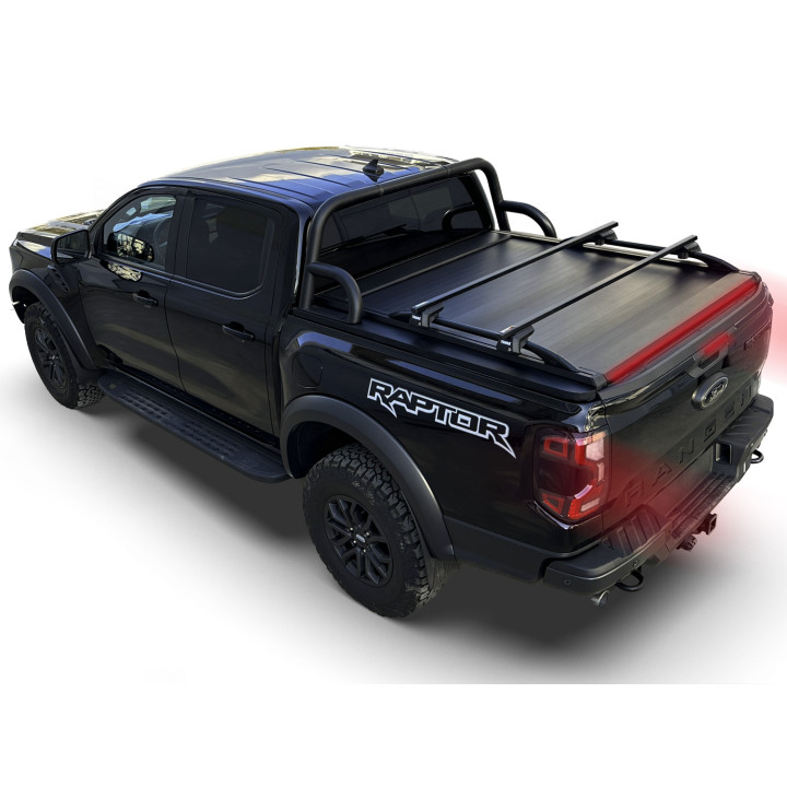 Manual Roll Top Tonneau Bed Cover, Tessera 4x4 SE+, Ford Ranger Raptor Double Cab 2023 - Present - EDK.ro
