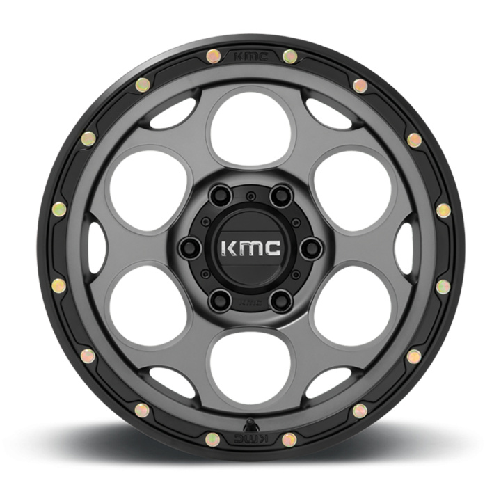 Alloy Wheel, KMC KM541 DIRTY HARRY, 17x8.5, ET 18, 6x139.7, 106.1, Black - EDK.ro