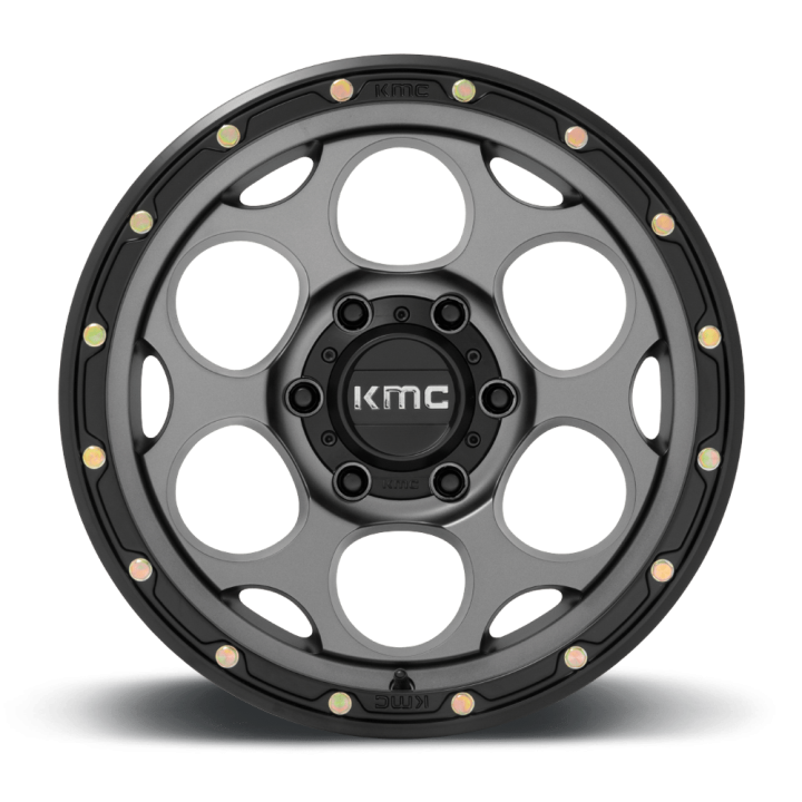 Jantă de Aluminiu, KMC KM541 DIRTY HARRY, 17x8.5, ET 0, 6x139.7, 106.1, Negru - EDK.ro