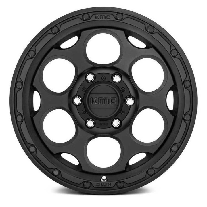 Jantă de Aluminiu, KMC KM541 DIRTY HARRY, 17x8.5, ET 18, 6x139.7, 106.25, Negru - EDK.ro