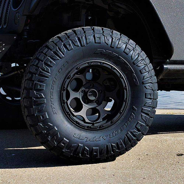 Alloy Wheel, KMC KM541 DIRTY HARRY, 17x8.5, ET 18, 6x139.7, 106.25, Black - EDK.ro