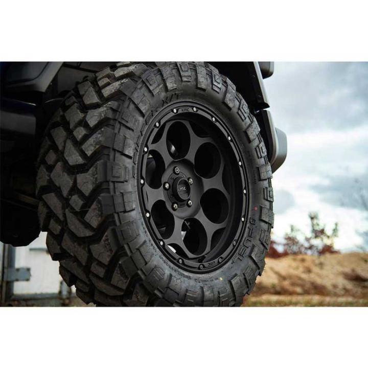 Jantă de Aluminiu, KMC KM541 DIRTY HARRY, 17x8.5, ET 18, 6x139.7, 106.25, Negru - EDK.ro
