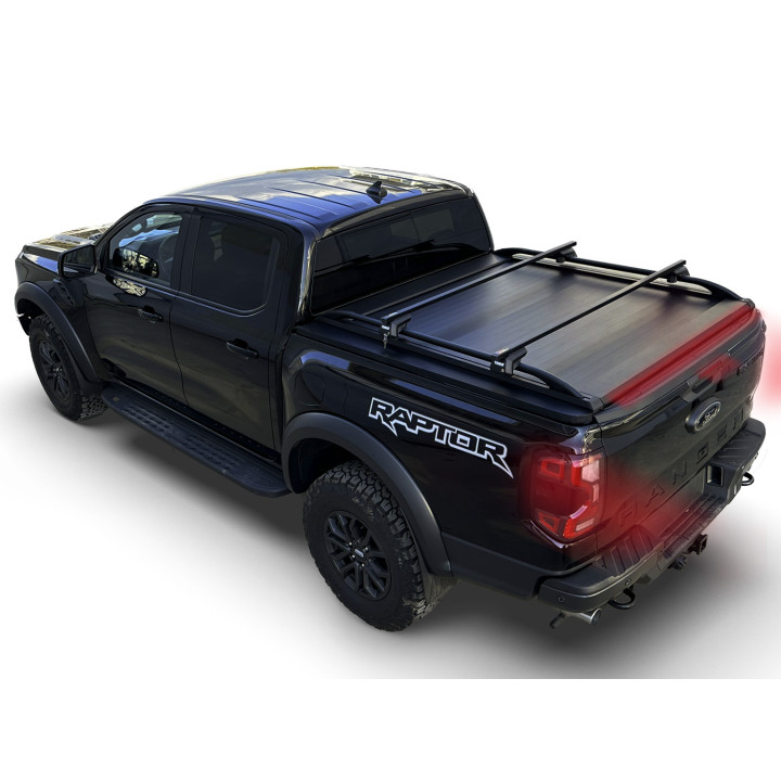 Manual Roll Top Tonneau Bed Cover, Tessera 4x4 SE+, Ford Ranger Raptor Double Cab 2023 - Present - EDK.ro