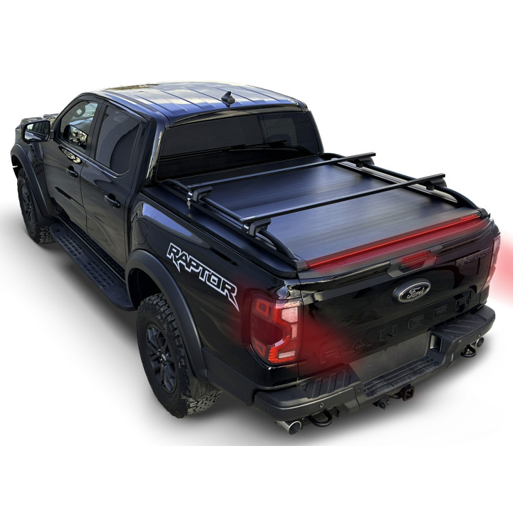 Manual Roll Top Tonneau Bed Cover, Tessera 4x4 SE+, Ford Ranger Raptor Double Cab 2023 - Present - EDK.ro