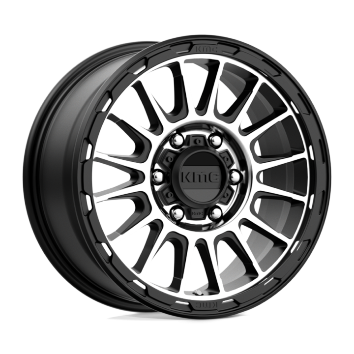Jantă de Aluminiu, KMC KM542 IMPACT, 16x8.0, ET 0, 6x139.7, 106.1, Negru - EDK.ro