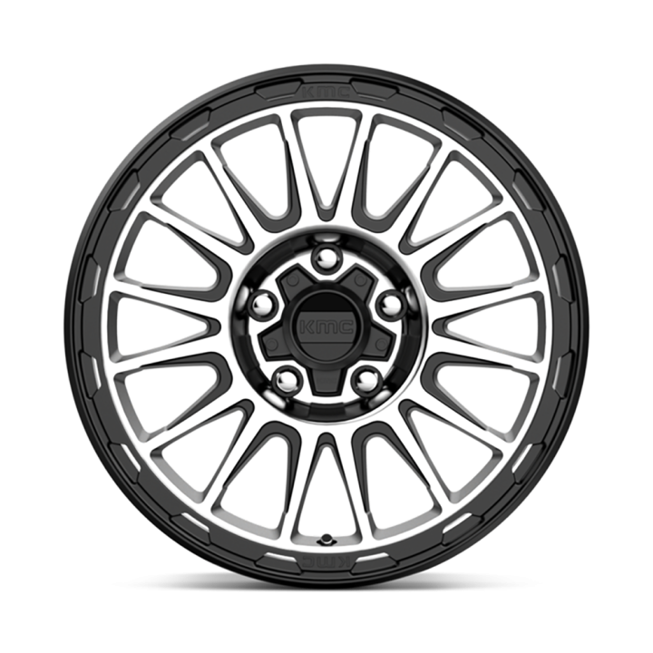 Jantă de Aluminiu, KMC KM542 IMPACT, 17x8.5, ET 0, 6x139.7, 106.1, Negru - EDK.ro