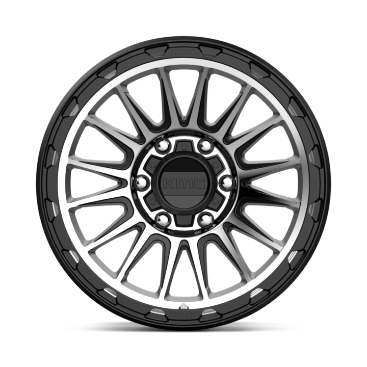 Alloy Wheel, KMC KM542 IMPACT, 17x9.0, ET -12, 6x139.7, 106.1, Black - EDK.ro