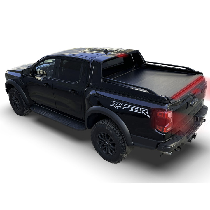 Manual Roll Top Tonneau Bed Cover, Tessera 4x4 SE+, Ford Ranger Raptor Double Cab 2023 - Present - EDK.ro