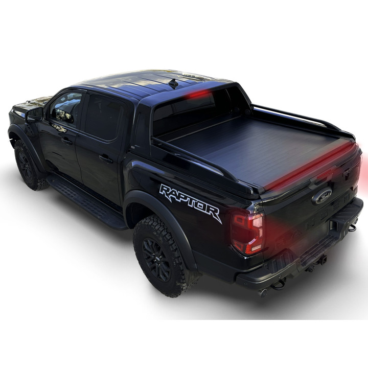 Manual Roll Top Tonneau Bed Cover, Tessera 4x4 SE+, Ford Ranger Raptor Double Cab 2023 - Present - EDK.ro