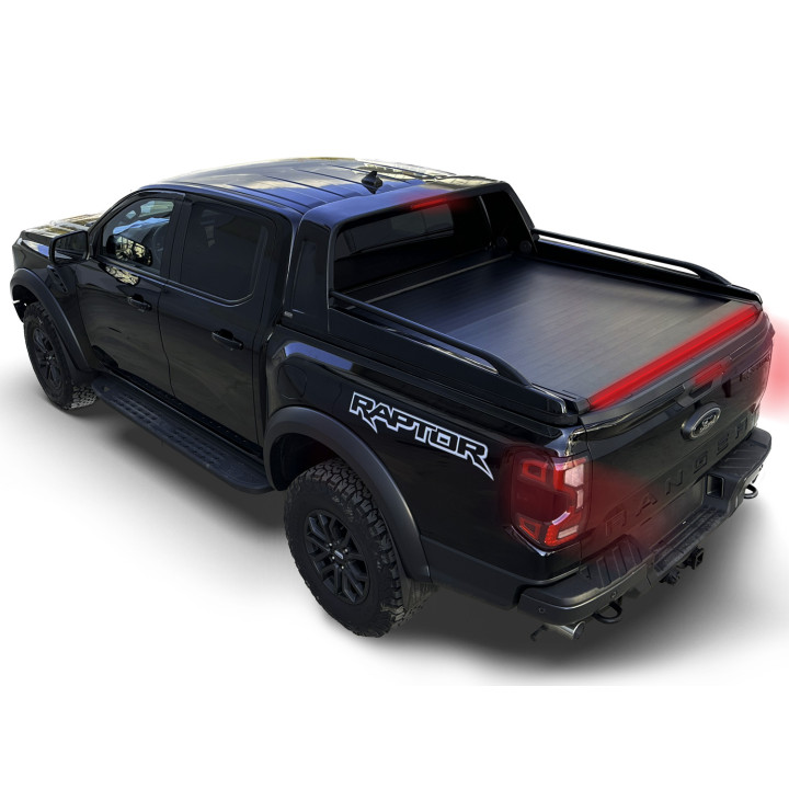 Manual Roll Top Tonneau Bed Cover, Tessera 4x4 SE+, Ford Ranger Raptor Double Cab 2023 - Present - EDK.ro