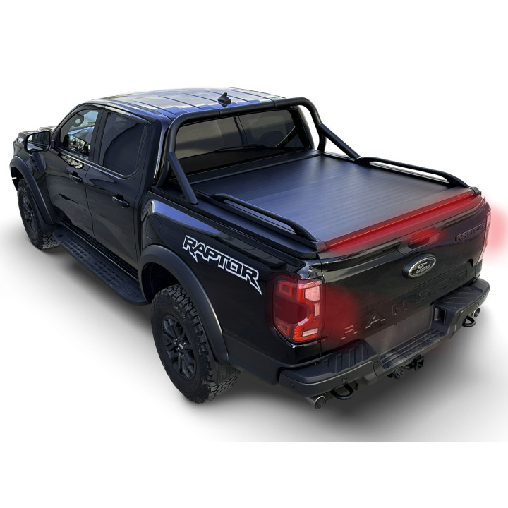 Manual Roll Top Tonneau Bed Cover, Tessera 4x4 SE+, Ford Ranger Raptor Double Cab 2023 - Present - EDK.ro