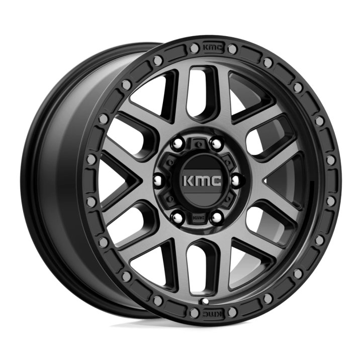 Jantă de Aluminiu, KMC KM544 MESA, 17x9.0, ET 18, 6x139.7, 106.1, Negru - EDK.ro