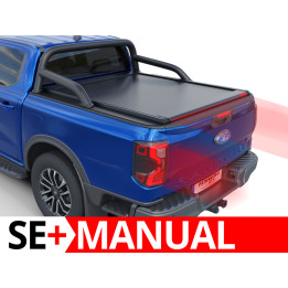 Manual Roll Top Tonneau Bed Cover, Tessera 4x4 SE+, Ford Ranger XLT Double Cab 2023 - Present - EDK.ro