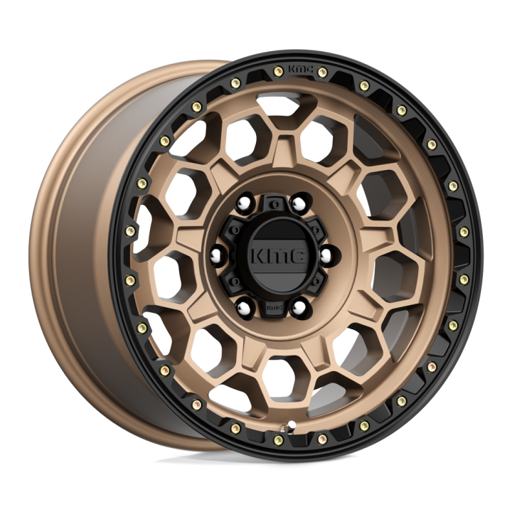 Jantă de Aluminiu, KMC KM545 TREK, 17x9.0, ET 0, 6x139.7, 106.1, Negru - EDK.ro