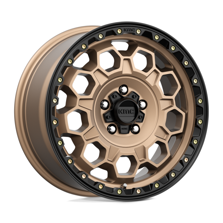 Alloy Wheel, KMC KM545 TREK, 17x8.0, ET 20, 6x139.7, 106.1, Black - EDK.ro