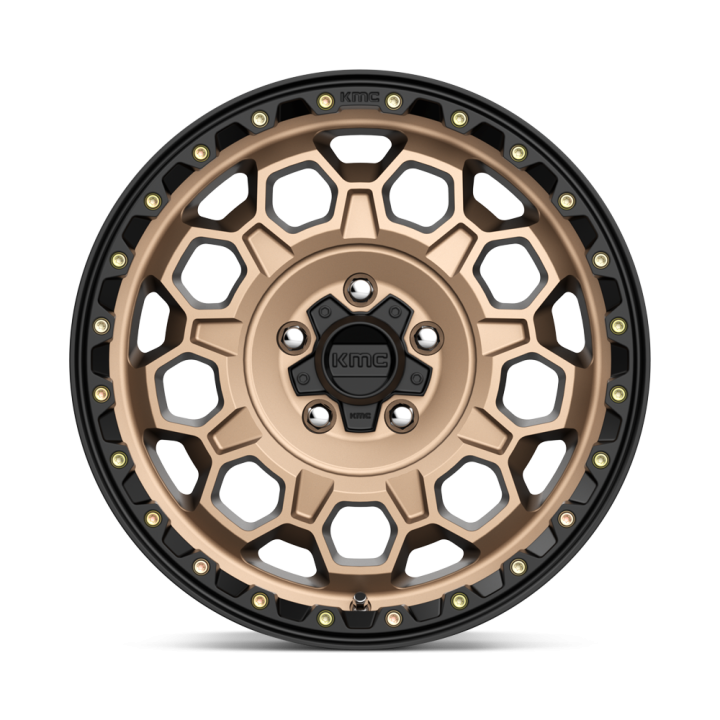 Alloy Wheel, KMC KM545 TREK, 17x8.0, ET 20, 6x139.7, 106.1, Black - EDK.ro