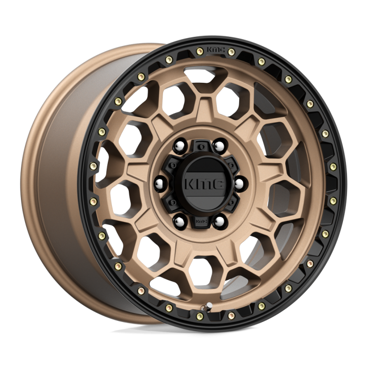 Alloy Wheel, KMC KM545 TREK, 17x9.0, ET 18, 6x139.7, 106.1, Black - EDK.ro