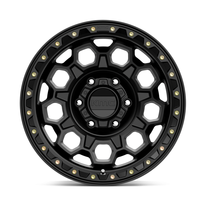 Jantă de Aluminiu, KMC KM545 TREK, 17x9.0, ET 0, 6x139.7, 106.1, Negru - EDK.ro