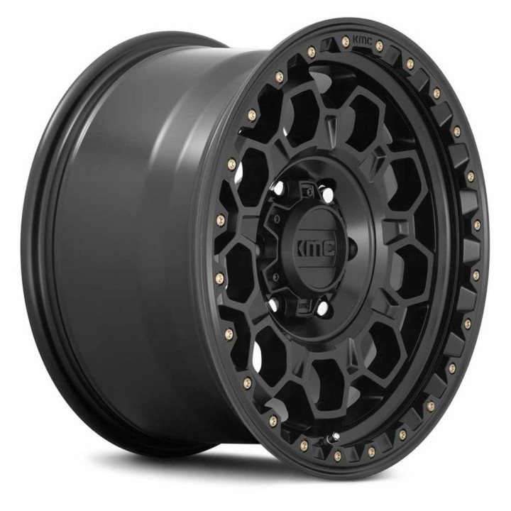 Jantă de Aluminiu, KMC KM545 TREK, 17x8.0, ET 35, 6x139.7, 100.3, Negru - EDK.ro