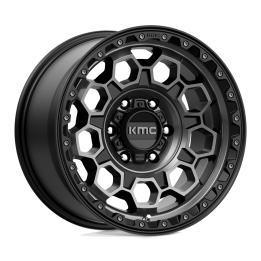 Jantă de Aluminiu, KMC KM545 TREK, 17x9.0, ET 0, 6x139.7, 106.1, Negru - EDK.ro