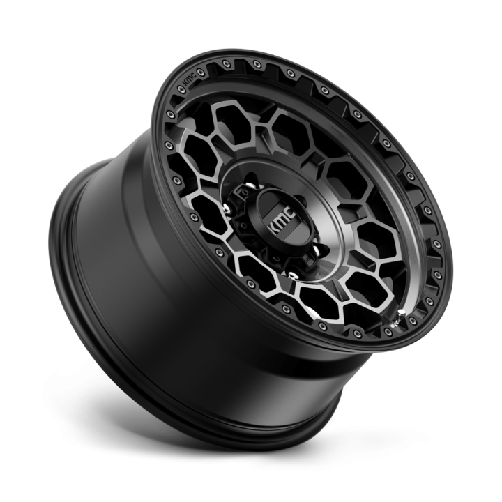Alloy Wheel, KMC KM545 TREK, 17x9.0, ET 0, 6x139.7, 106.1, Black - EDK.ro