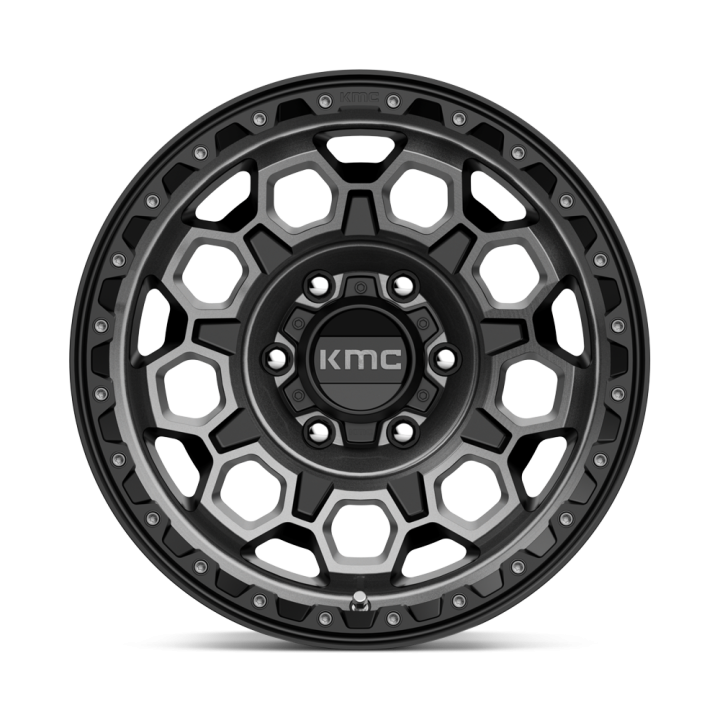Alloy Wheel, KMC KM545 TREK, 17x9.0, ET 0, 6x139.7, 106.1, Black - EDK.ro