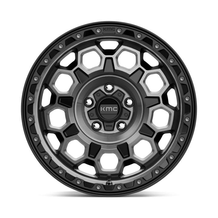 Jantă de Aluminiu, KMC KM545 TREK, 17x8.0, ET 20, 6x139.7, 106.1, Negru - EDK.ro