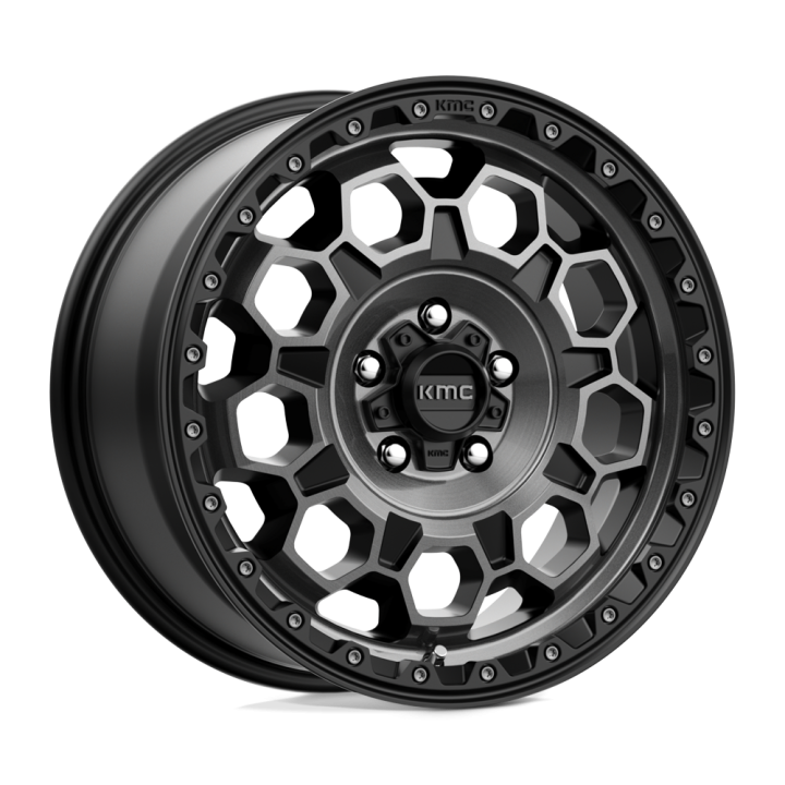 Jantă de Aluminiu, KMC KM545 TREK, 17x9.0, ET -12, 6x139.7, 106.1, Negru - EDK.ro