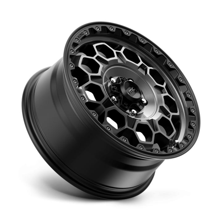 Jantă de Aluminiu, KMC KM545 TREK, 17x9.0, ET -12, 6x139.7, 106.1, Negru - EDK.ro