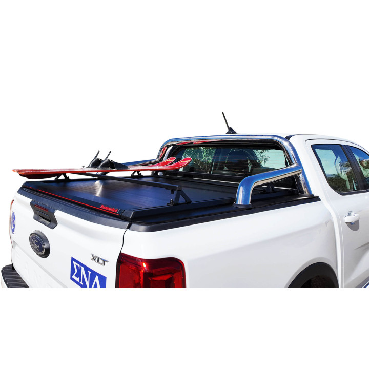 Manual Roll Top Tonneau Bed Cover, Tessera 4x4 SE+, Ford Ranger XLT Double Cab 2023 - Present - EDK.ro