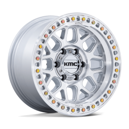 Alloy Wheel, KMC KM549 GRS, 17x9.0, ET 0, 6x139.7, 106.1, Silver - EDK.ro