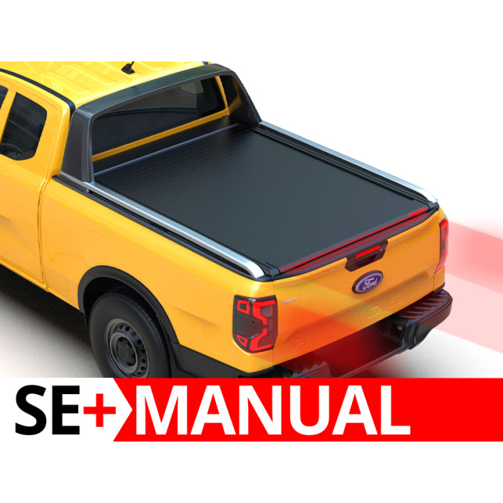 Manual Roll Top Tonneau Bed Cover, Tessera 4x4 SE+, Ford Ranger Wildtrak Extra Cab 2023 - Present - EDK.ro