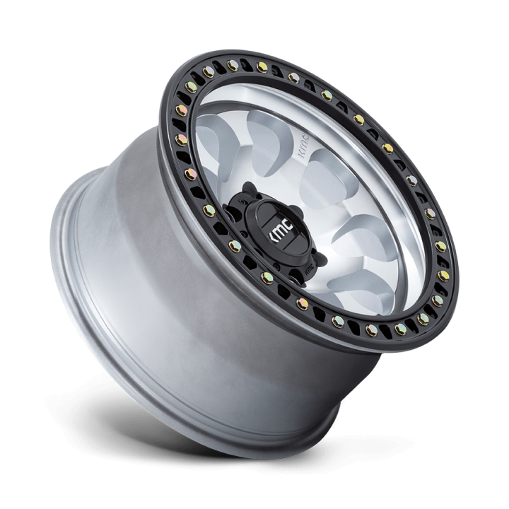 Alloy Wheel, KMC KM550 RIOT SBL, 17x8.5, ET 10, 6x139.7, 106.1, Black - EDK.ro