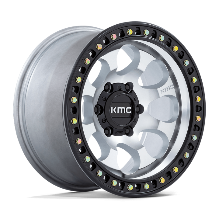 Alloy Wheel, KMC KM550 RIOT SBL, 18x9.0, ET 18, 6x139.7, 106.1, Black - EDK.ro