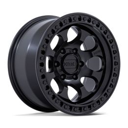 Alloy Wheel, KMC KM550 RIOT SBL, 17x8.5, ET 10, 6x139.7, 106.1, Black - EDK.ro