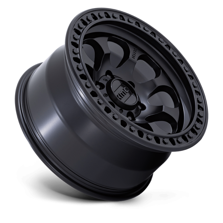 Jantă de Aluminiu, KMC KM550 RIOT SBL, 17x8.5, ET 10, 6x139.7, 106.1, Negru - EDK.ro