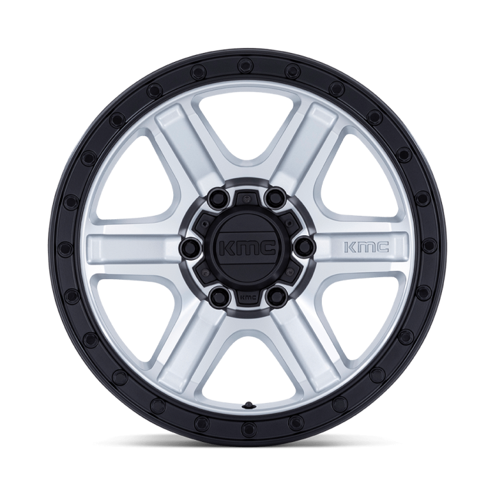 Alloy Wheel, KMC KM551 OUTRUN, 18x9.0, ET 18, 6x139.7, 106.1, Black - EDK.ro