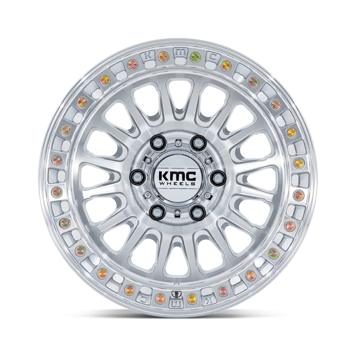 Alloy Wheel, KMC KM552 IMS, 17x8.5, ET -10, 6x139.7, 106.1, Silver - EDK.ro