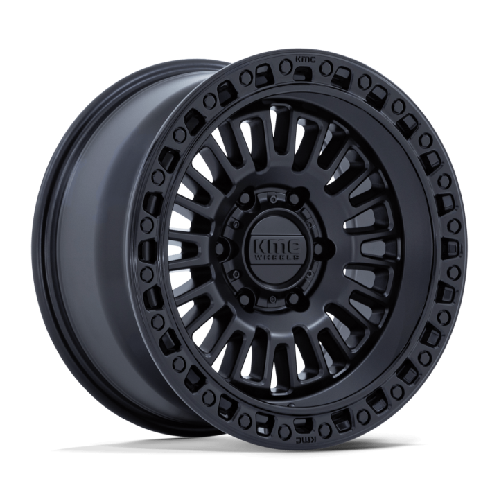 Alloy Wheel, KMC KM554 AZTEC, 17x8.5, ET 0, 6x139.7, 106.1, Black - EDK.ro