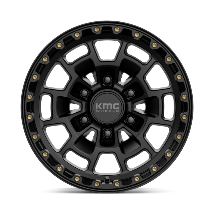 Alloy Wheel, KMC KM718 SUMMIT, 17x8.5, ET 0, 6x139.7, 106.1, Black - EDK.ro