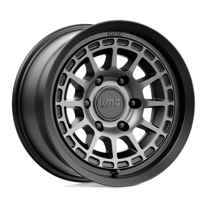 Alloy Wheel, KMC KM719 CANYON, 16x8.0, ET 0, 6x139.7, 106.1, Black - EDK.ro