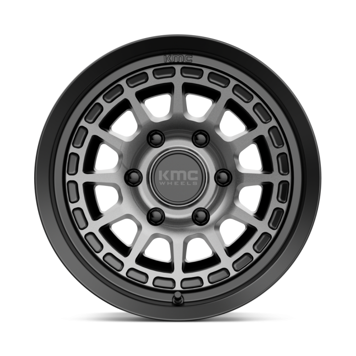 Jantă de Aluminiu, KMC KM719 CANYON, 16x8.0, ET 0, 6x139.7, 106.1, Negru - EDK.ro