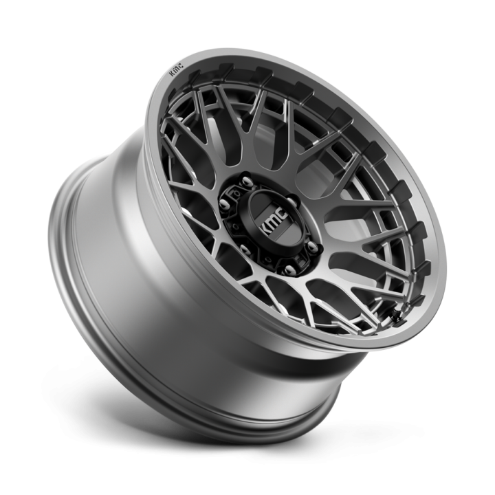 Jantă de Aluminiu, KMC KM722 TECHNIC, 17x8.5, ET 0, 6x139.7, 106.1, Antracit - EDK.ro