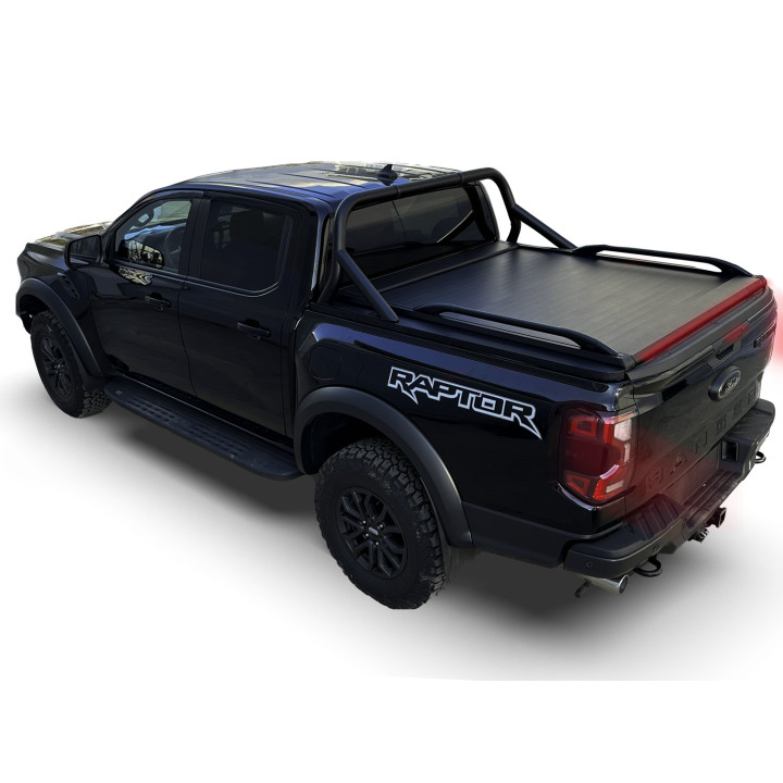 Manual Roll Top Tonneau Bed Cover, Tessera 4x4 SE+, Ford Ranger Limited PHEV Double Cab 2023 - Present - EDK.ro