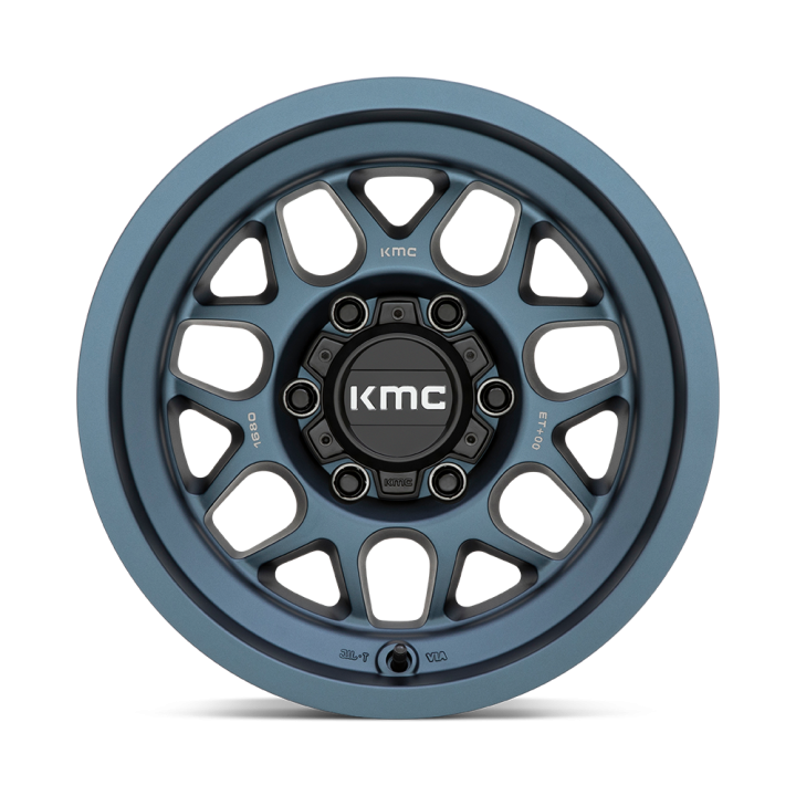 Alloy Wheel, KMC KM725 TERRA, 16x8.0, ET 0, 6x139.7, 106.1, Blue - EDK.ro