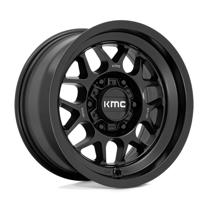 Jantă de Aluminiu, KMC KM725 TERRA, 16x8.0, ET 0, 6x139.7, 106.1, Negru - EDK.ro